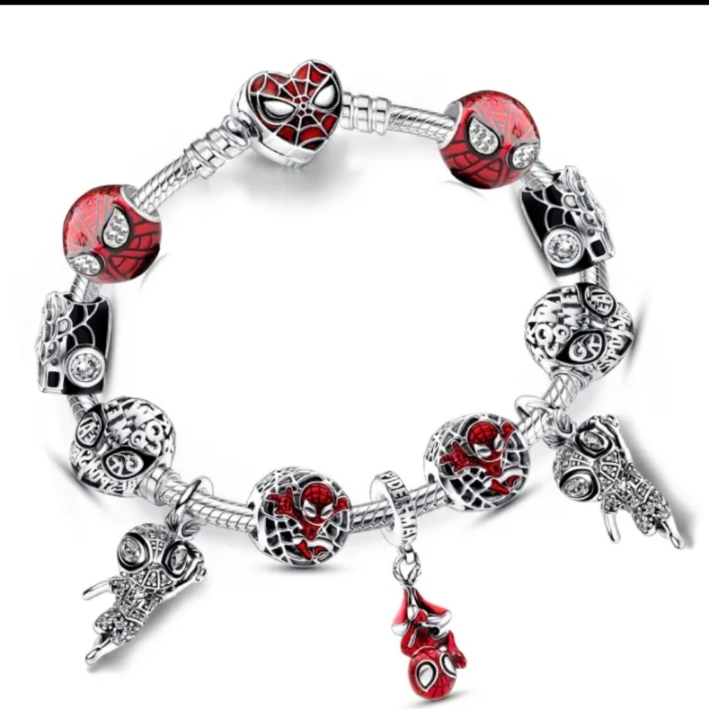 Spiderman Charm Bracelet